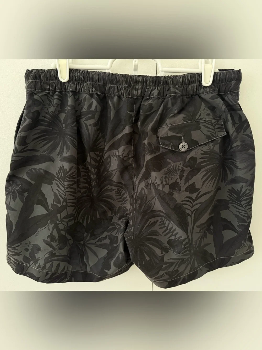 Officine Generale Roman black swim suit trunks shorts